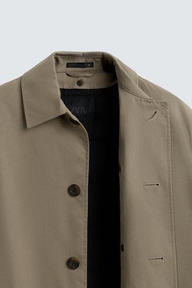 TRENCH COAT WITH DETACHABLE LINING - Beige by Zara - Image 8