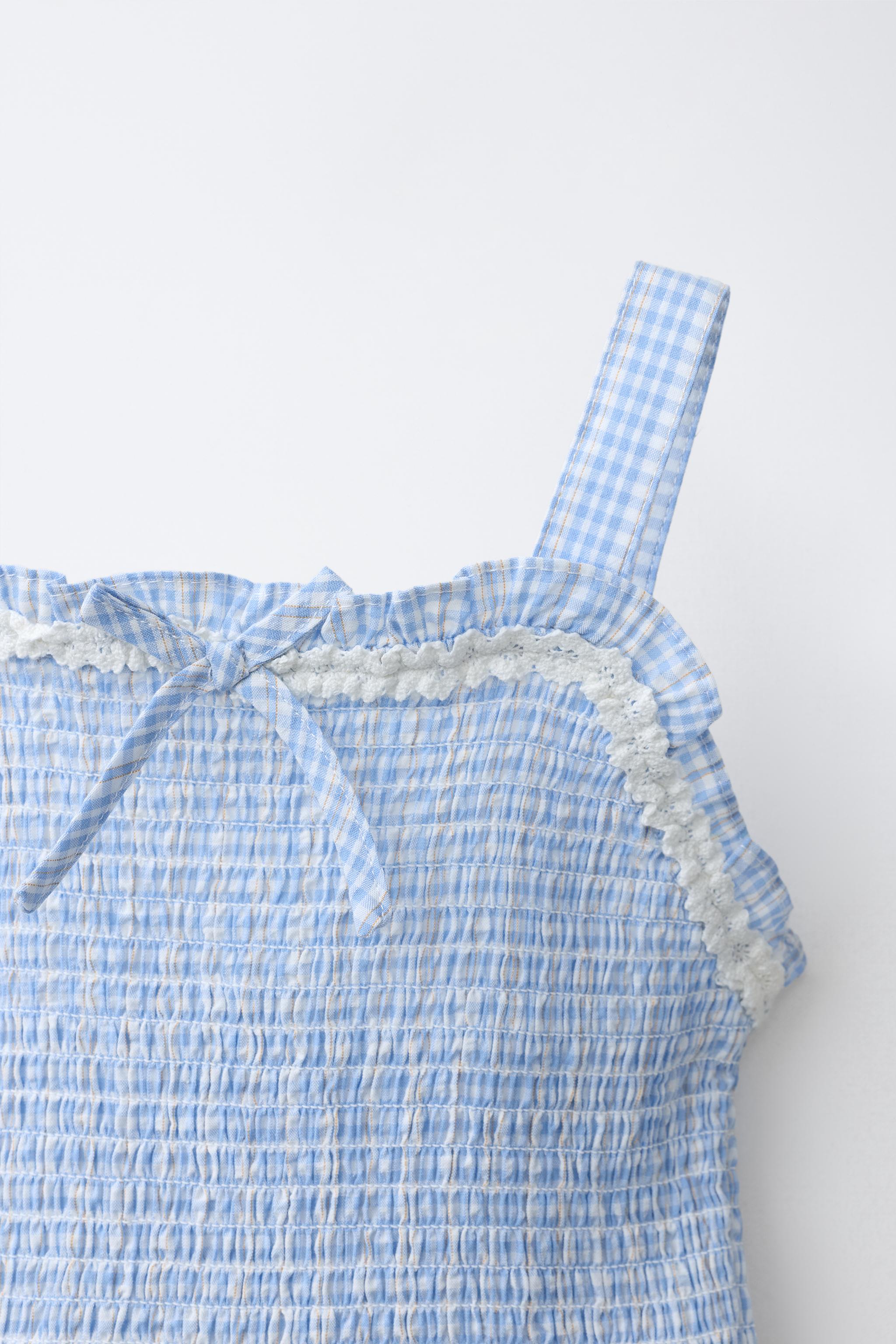 TOP ÉLASTIQUES À CARREAUX VICHY
