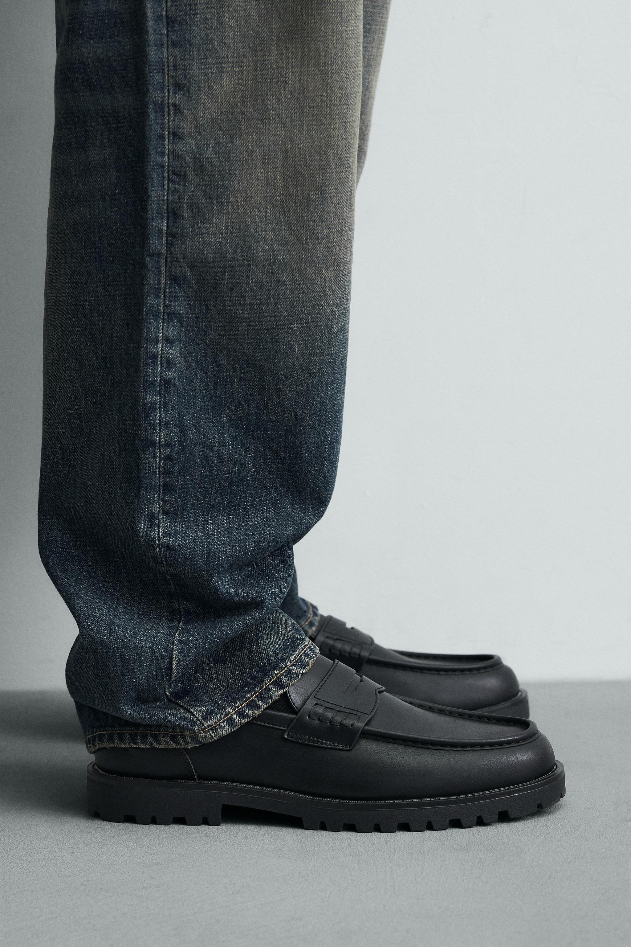 Мужские туфли Zara CHUNKY PENNY LOAFERS