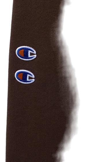 Zara CHAMPION ® X ZARA STRAIGHT PLUSH PANTS - Brown