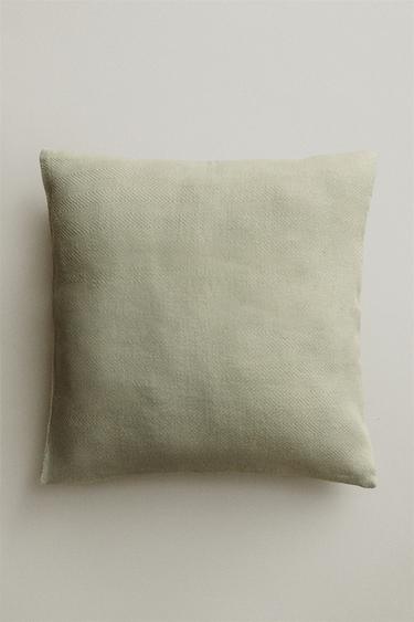 KISSENBEZUG FISCHGRÄT - Blau / Grün von Zara