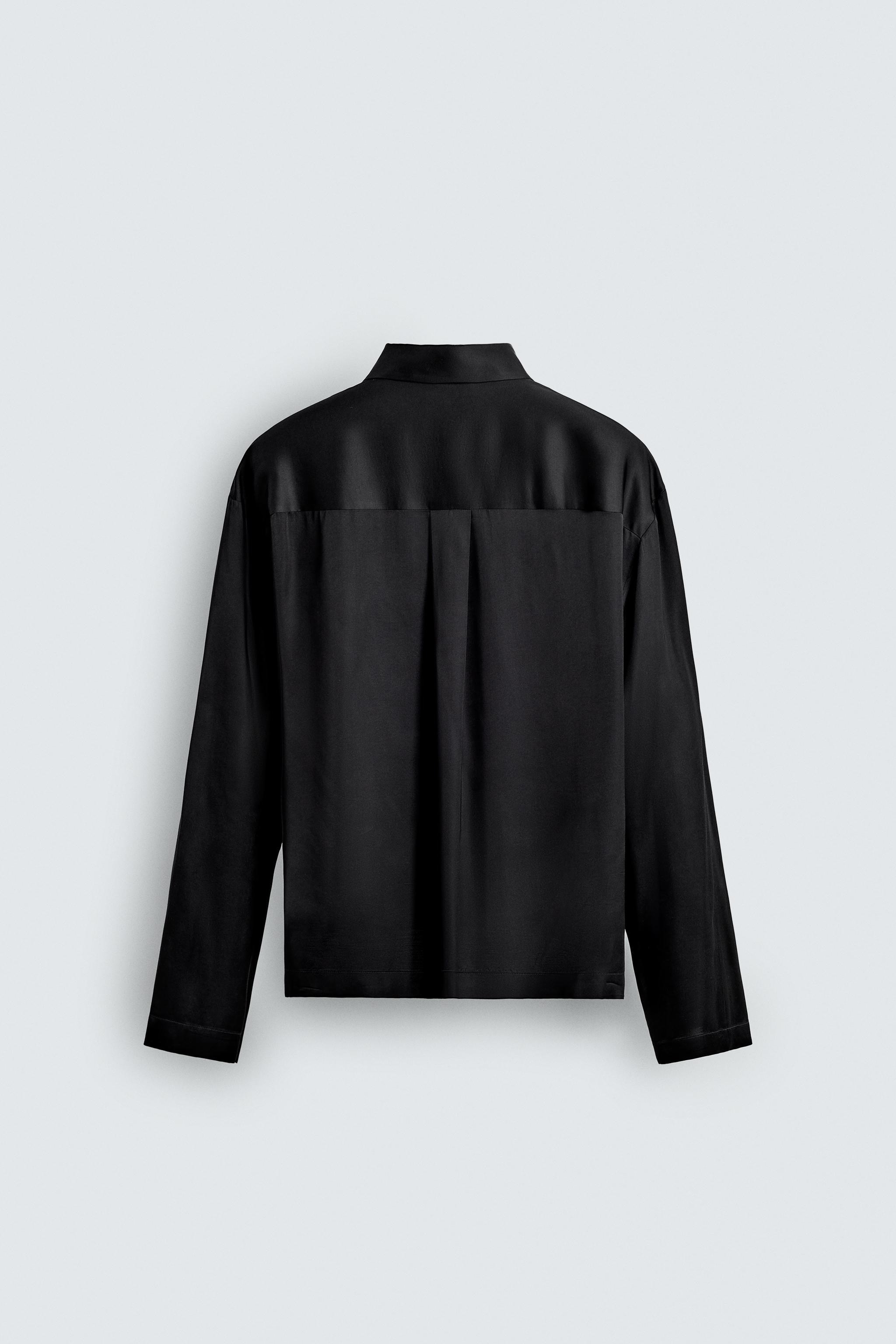 SATIN POLO SHIRT