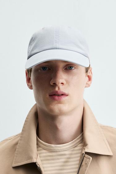 WASHED COTTON CAP - Blue / Lavender by Zara - Image 0