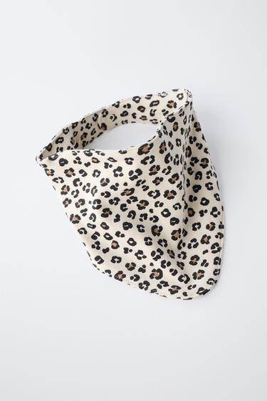 LOT DE DEUX BAVOIRS ANIMAL PRINT - Écru de Zara - Image 2