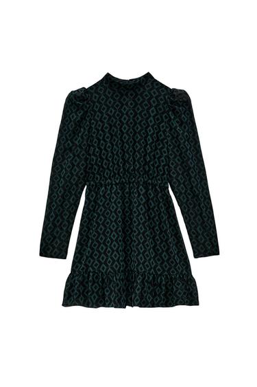SHORT PRINTED DRESS