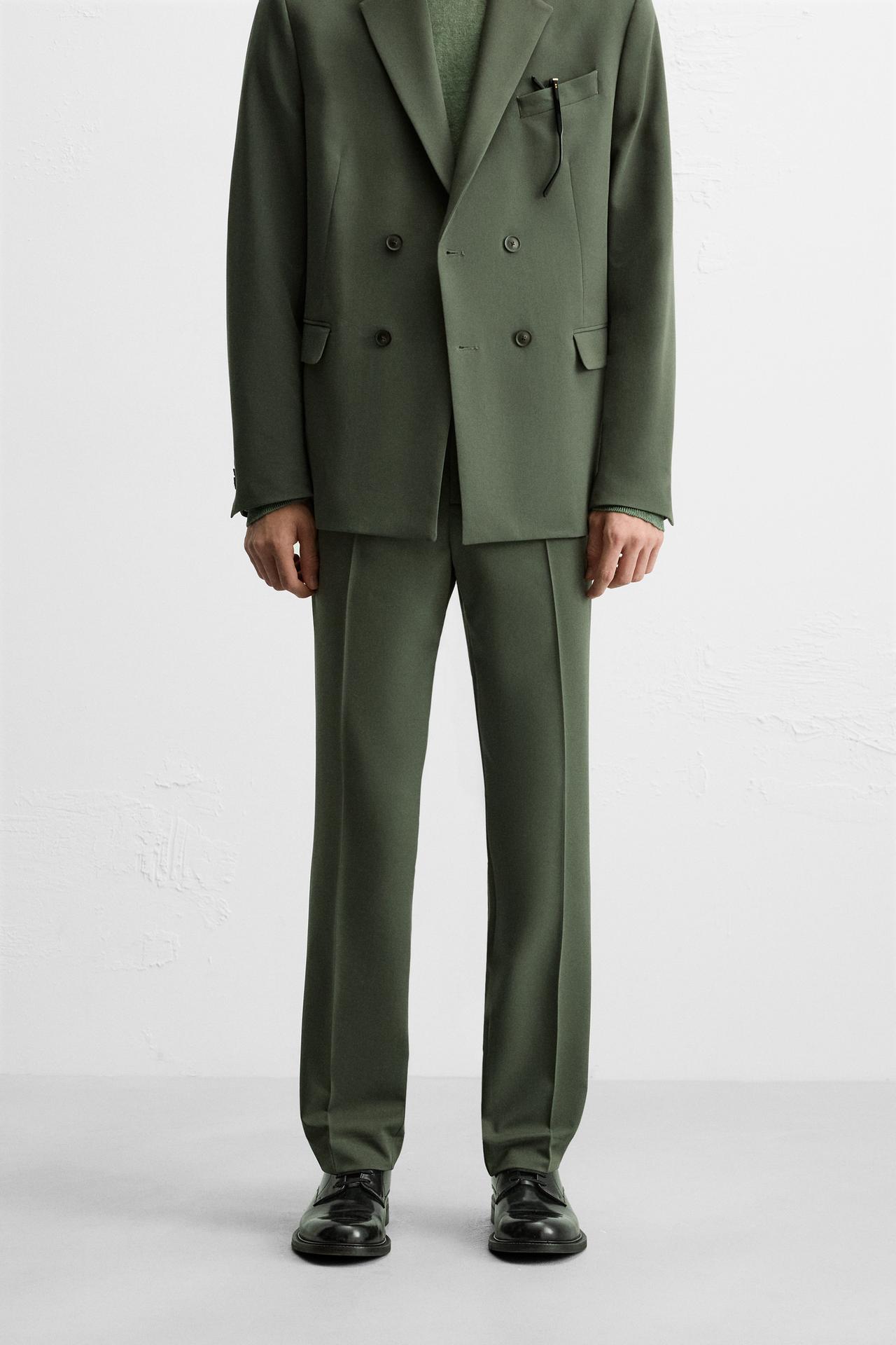 SLIM FIT SUIT PANTS