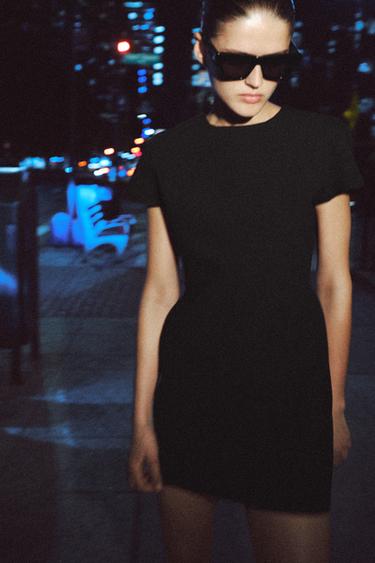 ROBE COURTE ZW COLLECTION - Noir de Zara - Image 3