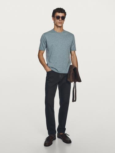 Zara Knit cotton T-shirt - 456