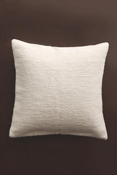 WOVEN CUSHION COVER - Ecru by Zara