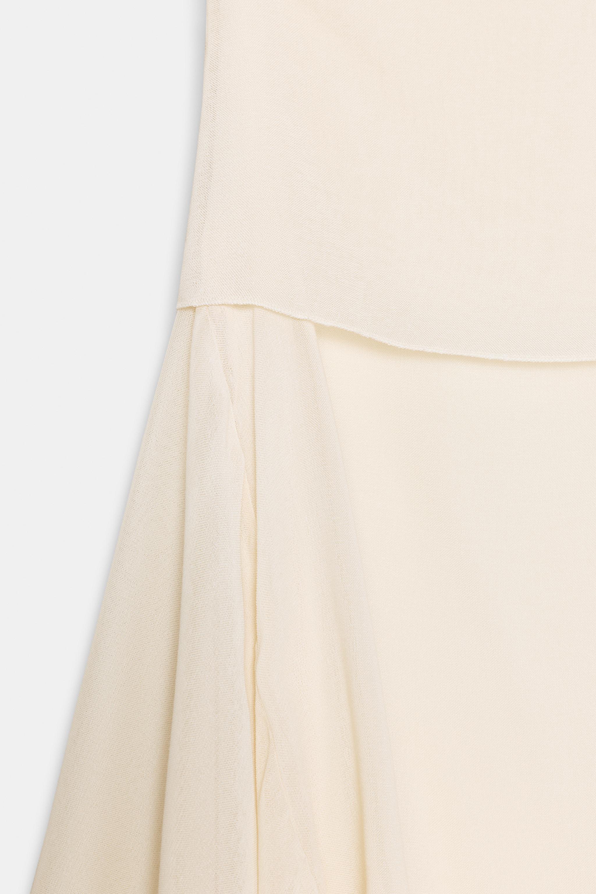 JUPE FLUIDE ASYMÉTRIQUE