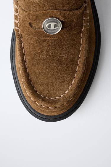 CHAMPION ® X ZARA LEATHER LOAFERS - Brown by Zara - Image 5