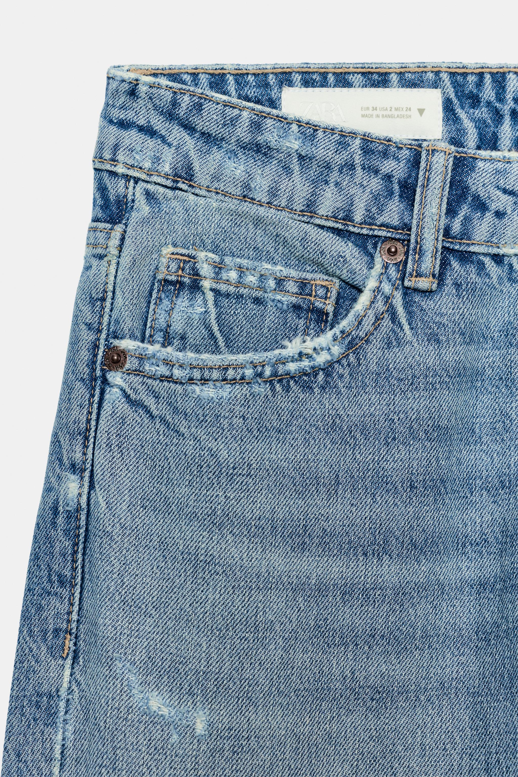 TRF LOW-RISE WIDE-LEG JEANS