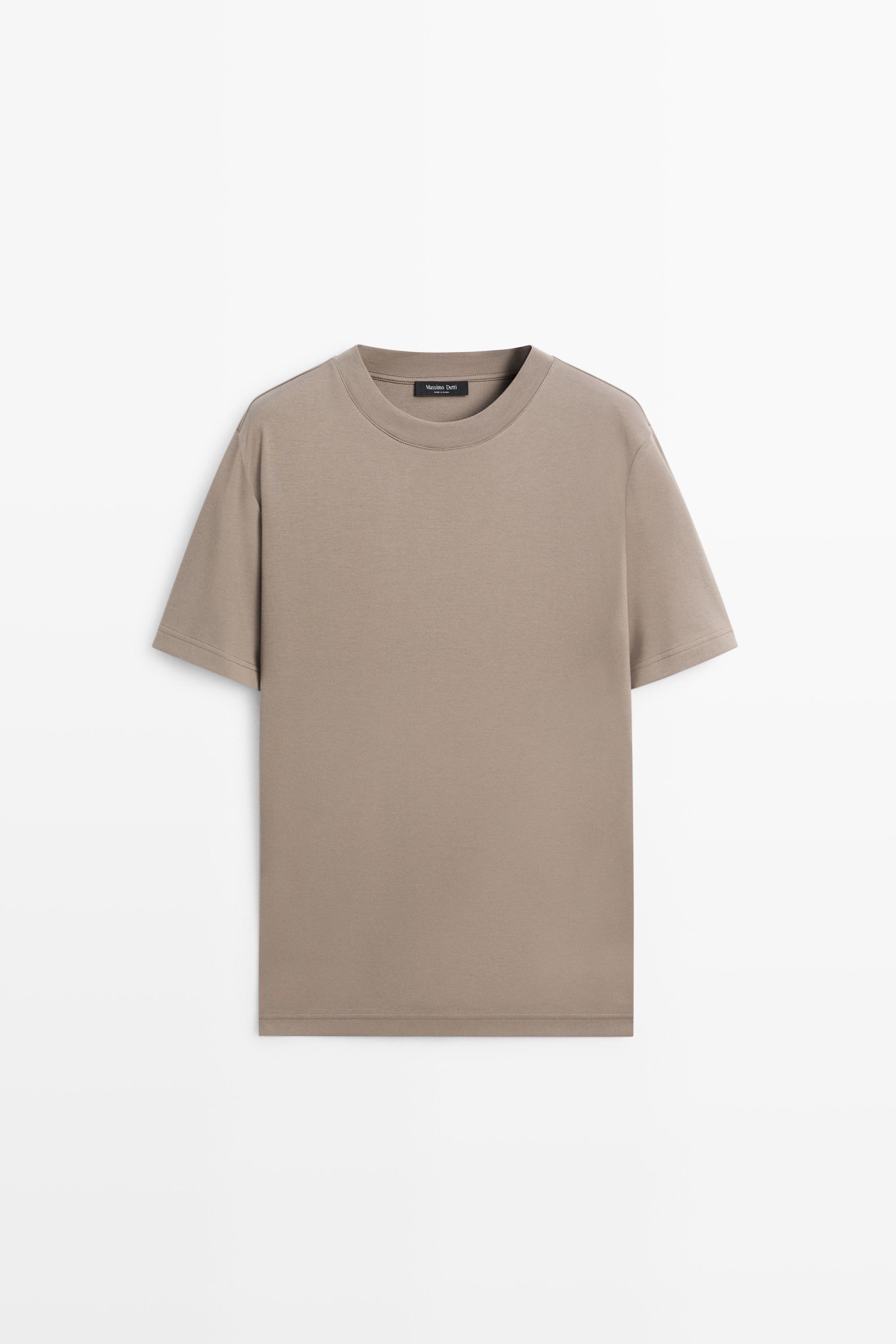 Short sleeve seam detail T-shirt