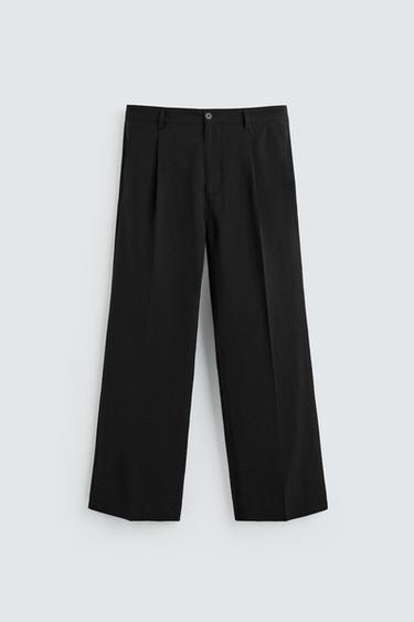 FLOWING SUIT TROUSERS - Black by Zara