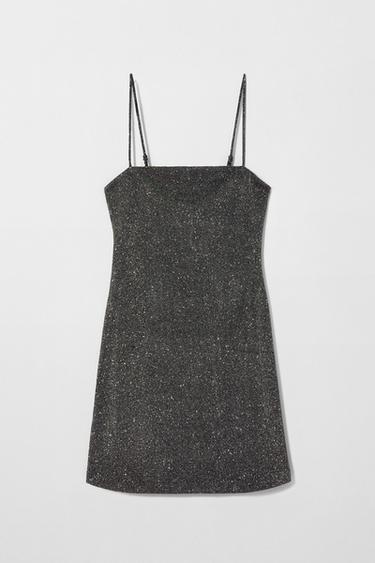 SHIMMER MINI DRESS KATE MOSS X ZARA - Blue / Green by Zara