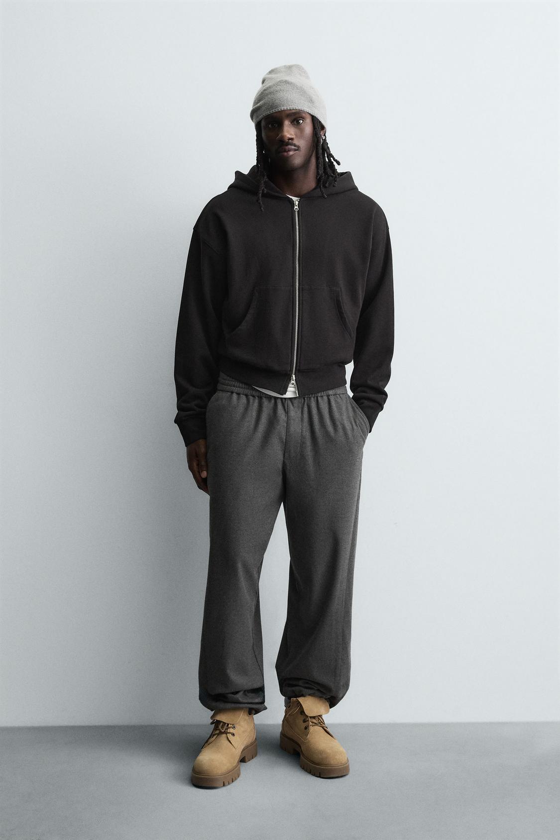 БРЮКИ СВОБОДНОГО КРОЯ С ТЕКСТУРОЙ ОТ ZARA