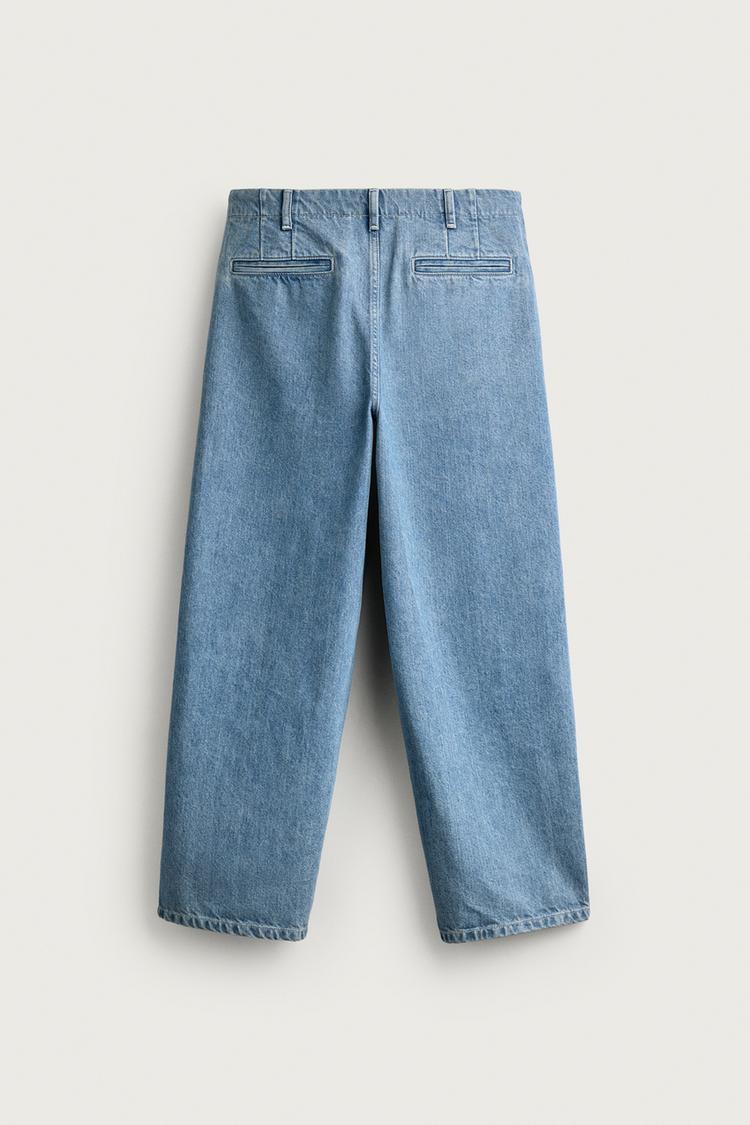 Pantalones chino de denim de pierna recta 7