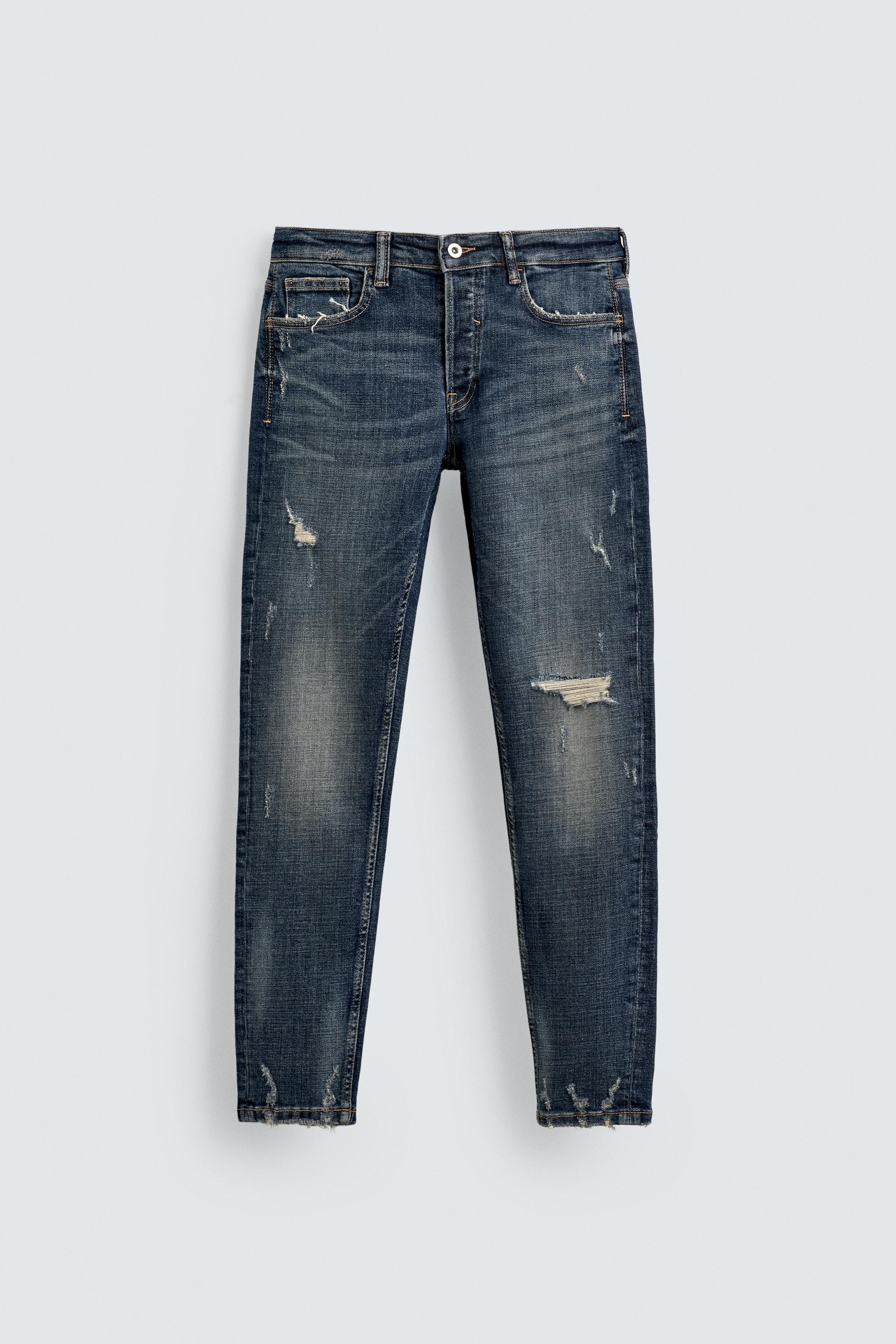 RIPPED SKINNY FIT JEANS