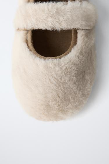 BALLERINES DOUBLÉES BAREFOOT - Blanc écru de Zara - Image 4