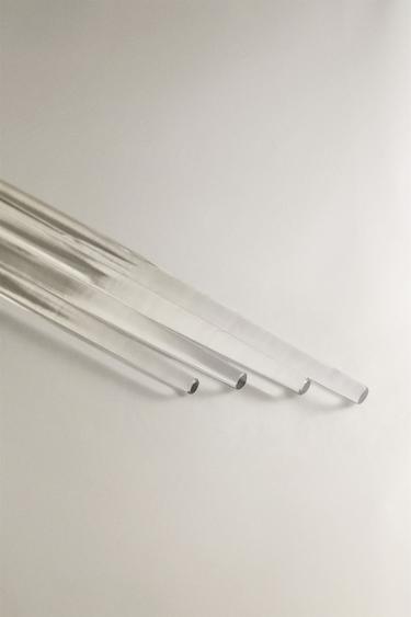 LOT DE BÂTONNETS EN VERRE DÉGRADÉ - Vert de Zara - Image 2