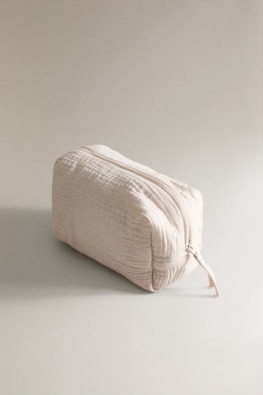CHILDREN’S SMALL MOON WASH BAG - Taupe grey by Zara - Image 1