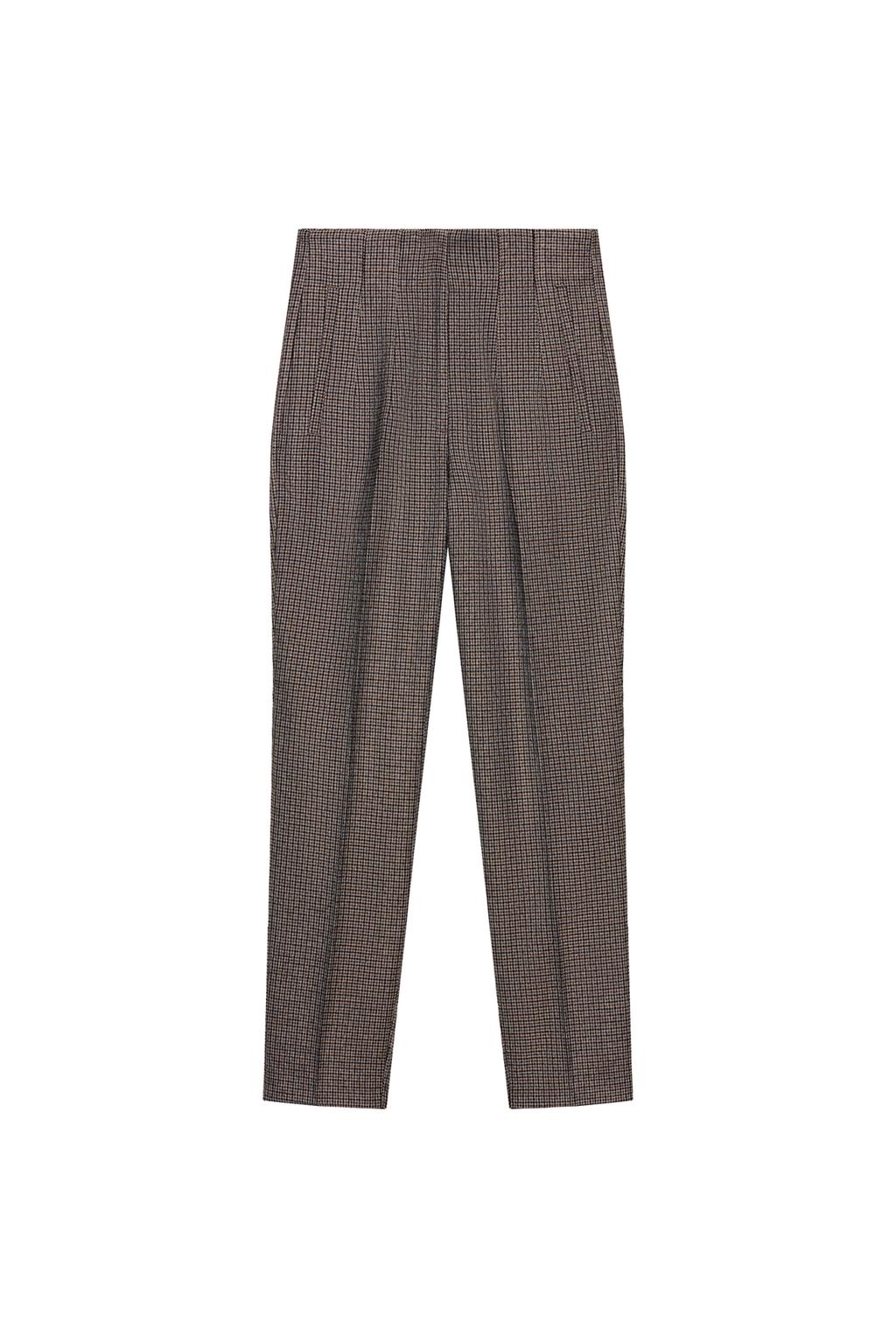 HIGH-WAISTED PLAID PANTS - image 3