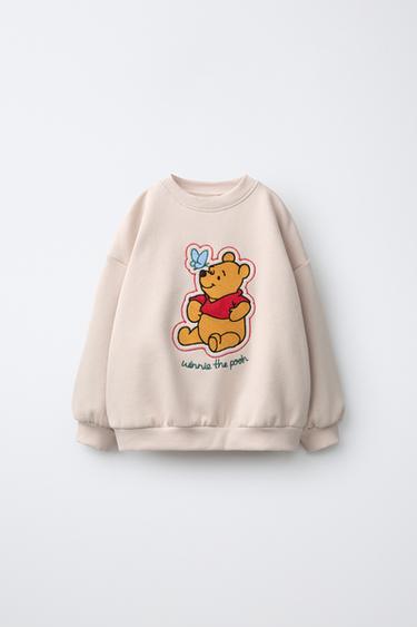 SUDADERA BORDADO WINNIE THE POOH © DISNEY - Crudo medio de Zara