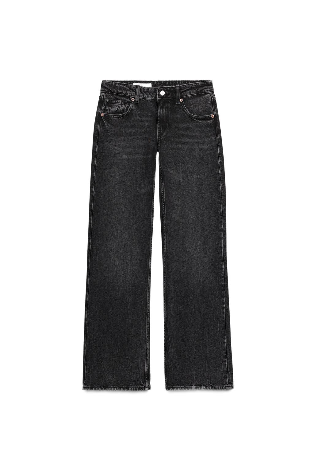 TRF WIDE LEG LOW RISE JEANS - image 4