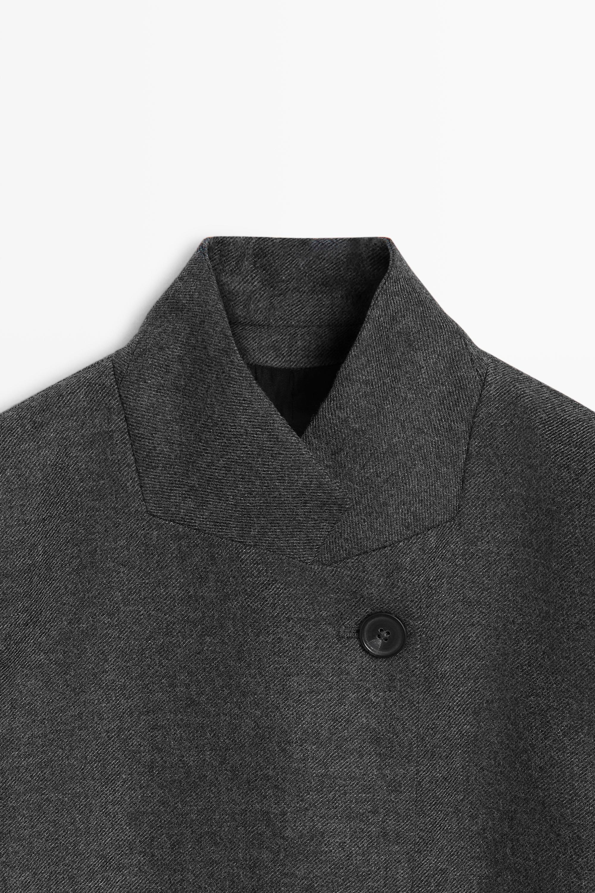 Veste de costume en flanelle 100 % laine