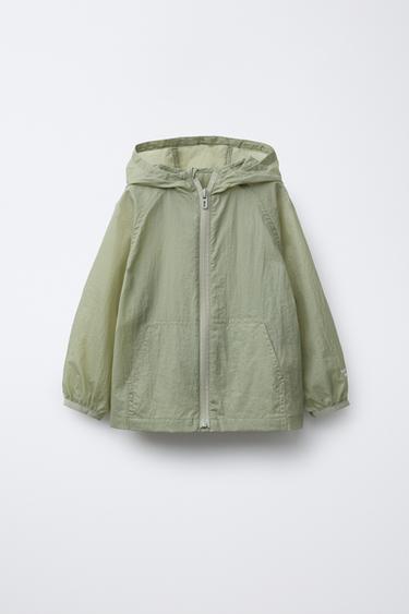 LIGHTWEIGHT FOLDAWAY WATER-REPELLENT WINDBREAKER - Light khaki by Zara
