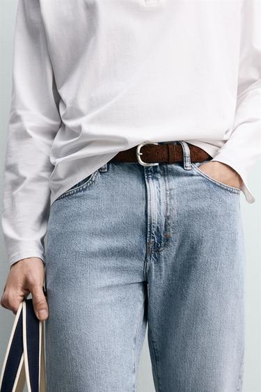 LIGHTWEIGHT REGULAR FIT JEANS - Mid-blue by Zara - Image 6