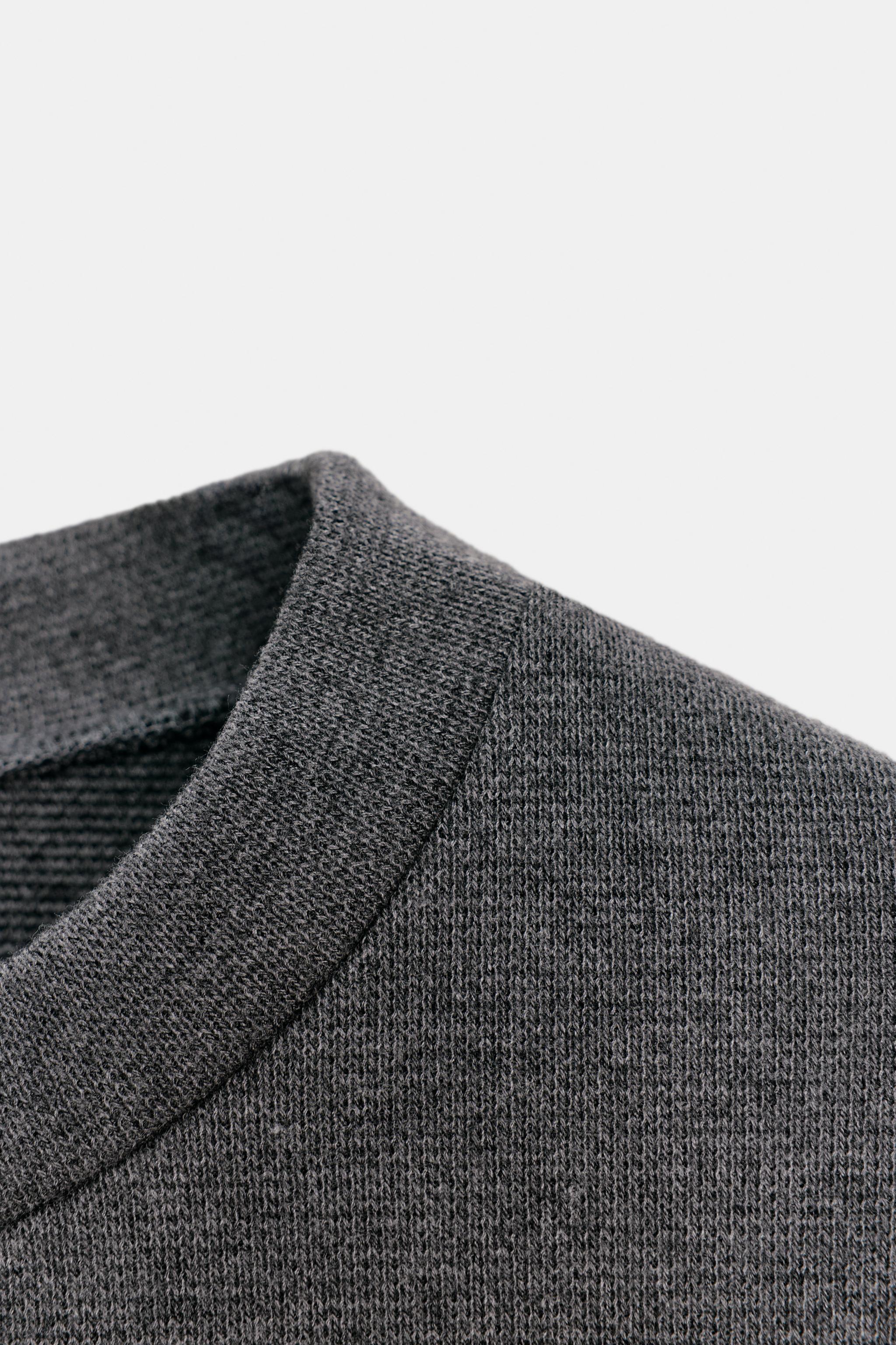FITTED SOFT TOP - charcoal gray | ZARA United States