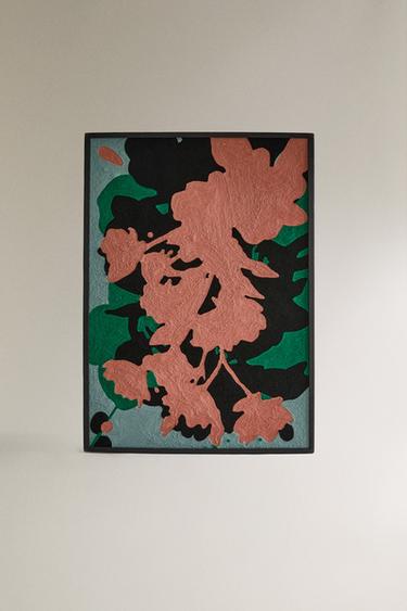 FLORAL COTTON TAPESTRY X COLLAGERIE - Pale pink by Zara