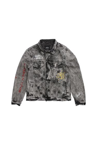 CAZADORA DENIM ESTAMPADO