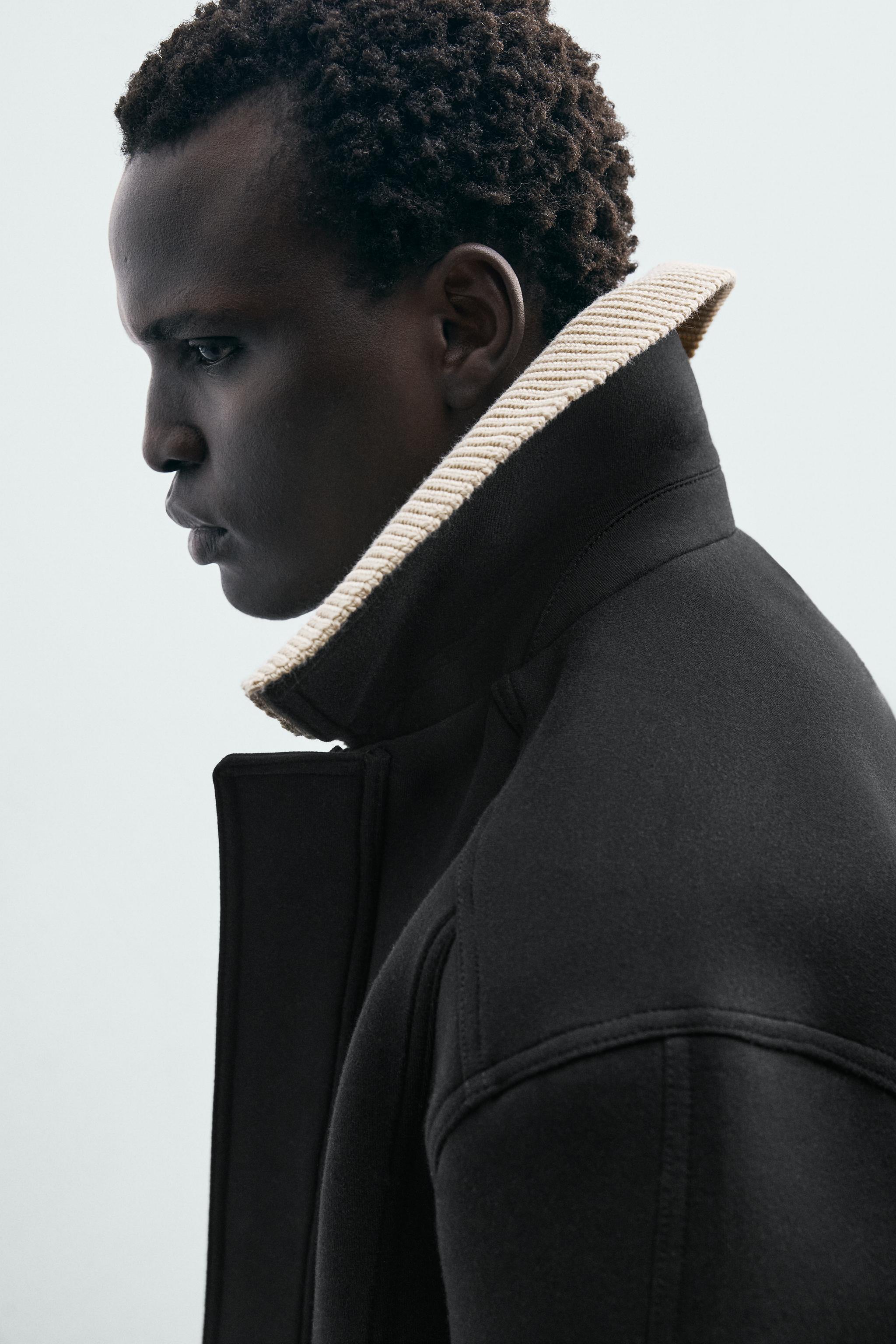 BLOUSON TECHNIQUE COL EN CONTRASTE