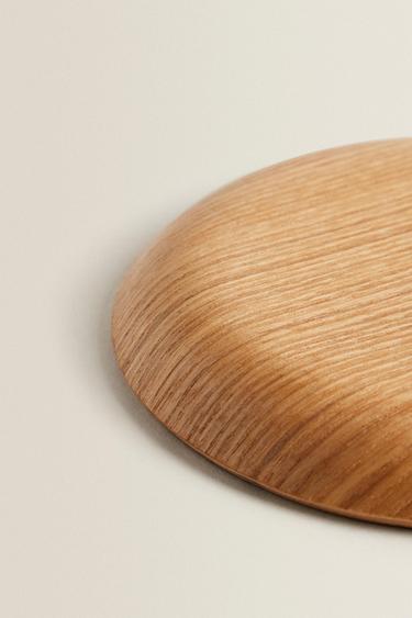 WOODEN COASTER (UNIT) - Light beige by Zara - Image 4