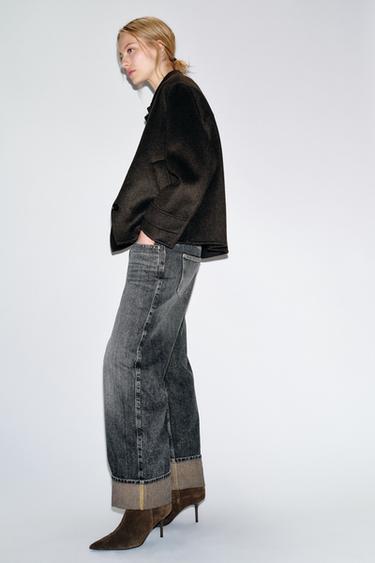 BOTÍN TACÓN PIEL - Marrón de Zara