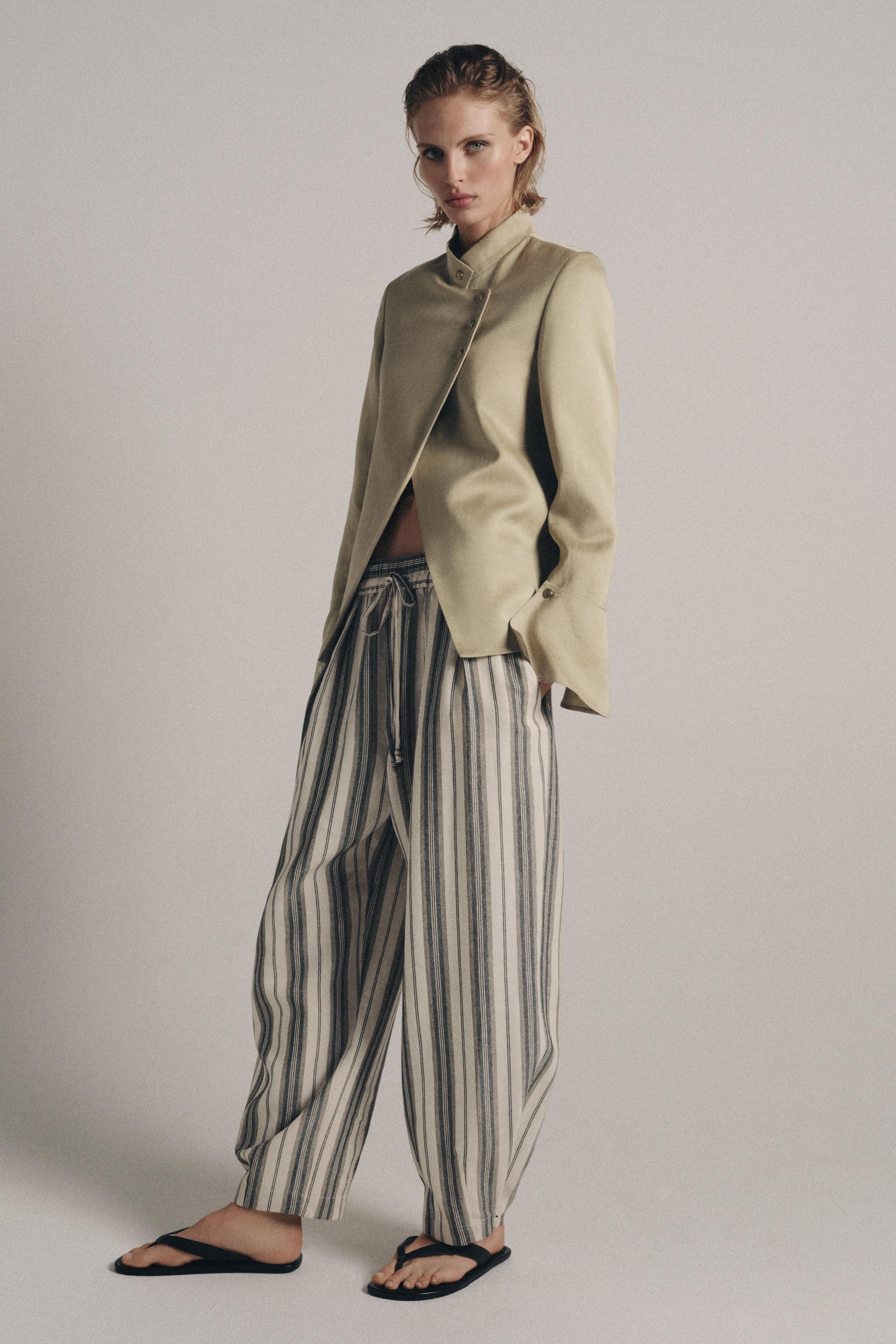 ZW COLLECTION STRIPED PAJAMA PANTS