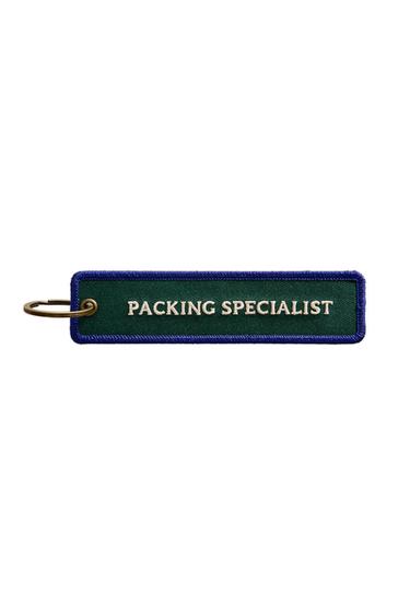 Zara CANVAS TRAVEL KEY RING - 綠色 / 藍色