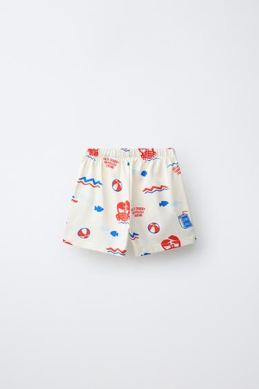 LOT DE DEUX PYJAMAS IMPRIMÉS - Bleu de Zara - Image 6