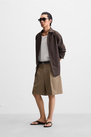 BERMUDA COUPE CLASSIQUE - Vison de Zara - Image 3