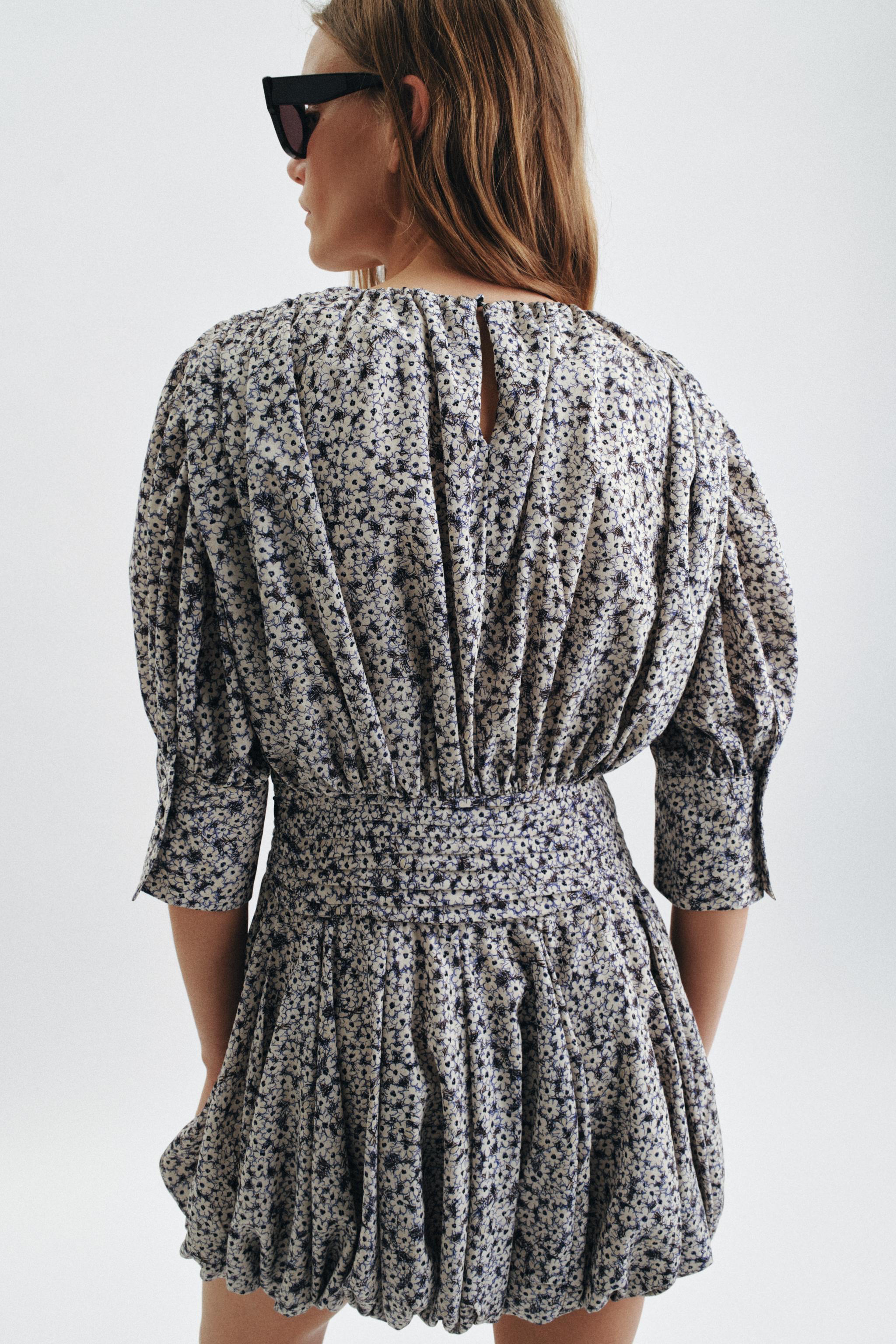 ZW COLLECTION PRINTED MINI DRESS