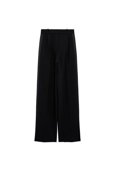 WIDE-LEG TROUSERS WITH SIDE STRIPES