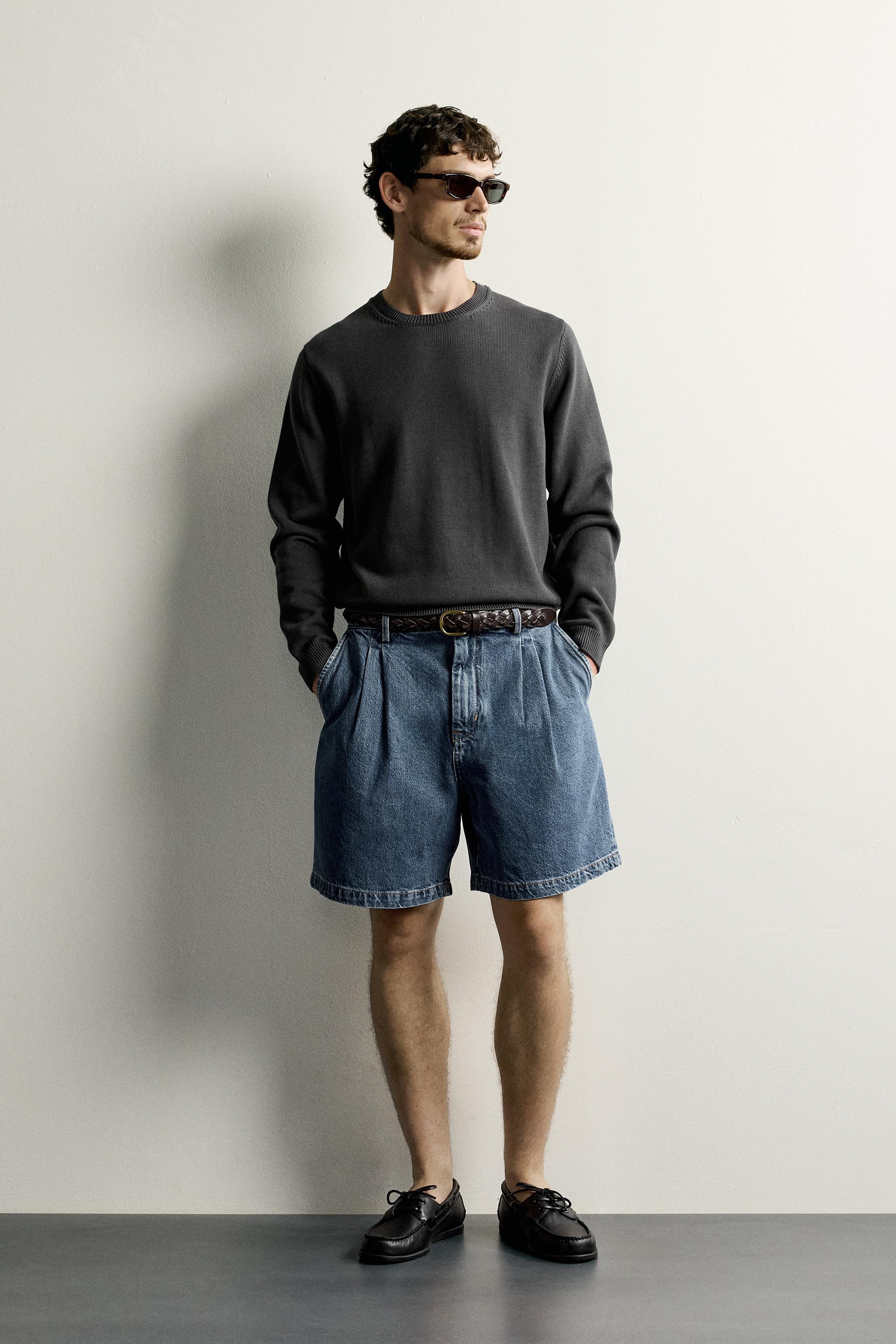 Мужские свитеры Zara COTTON REGULAR FIT JUMPER