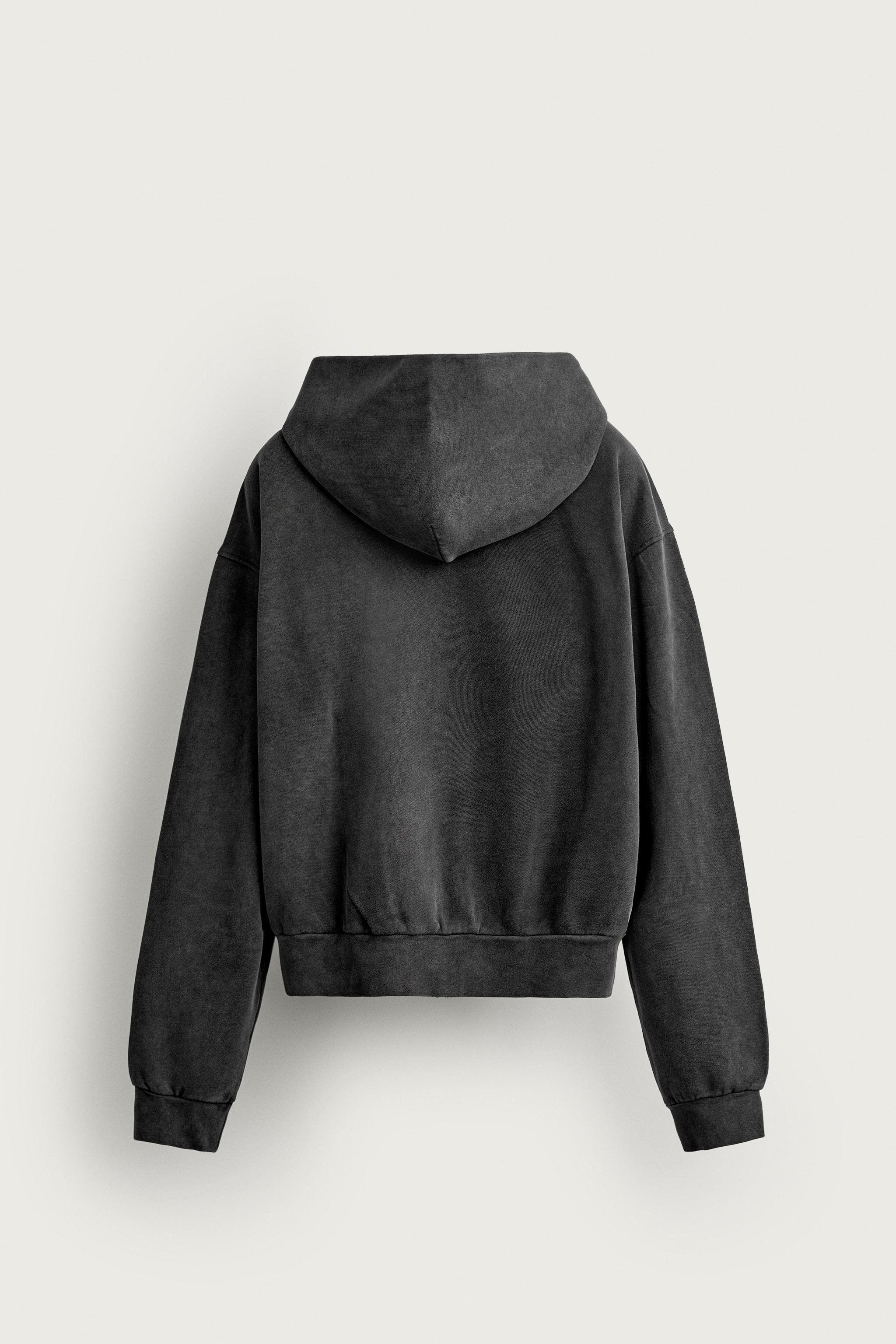BASIC BOXY FIT ZIP-UP HOODIE