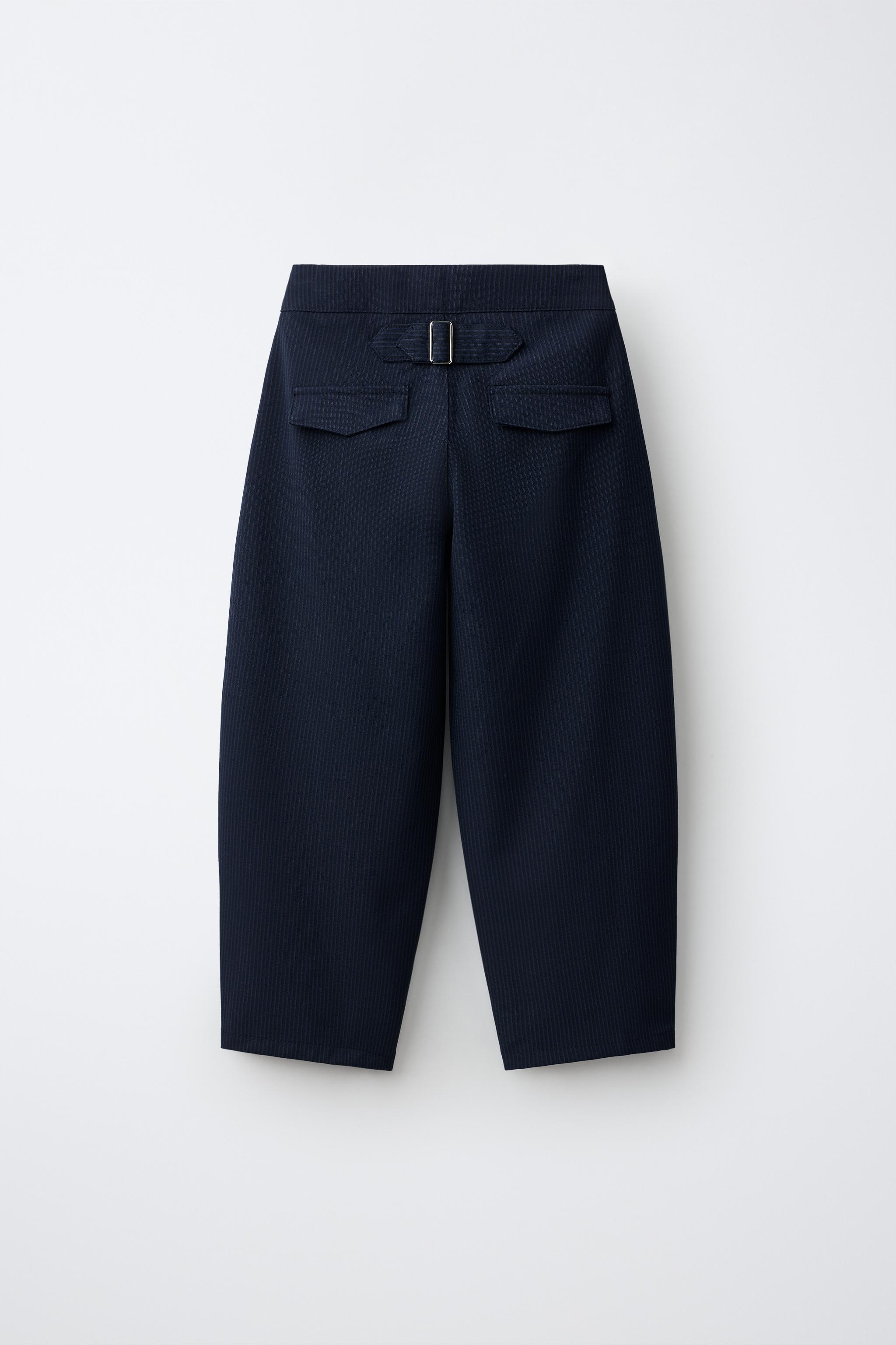 STRIPED BALLOON TROUSERS