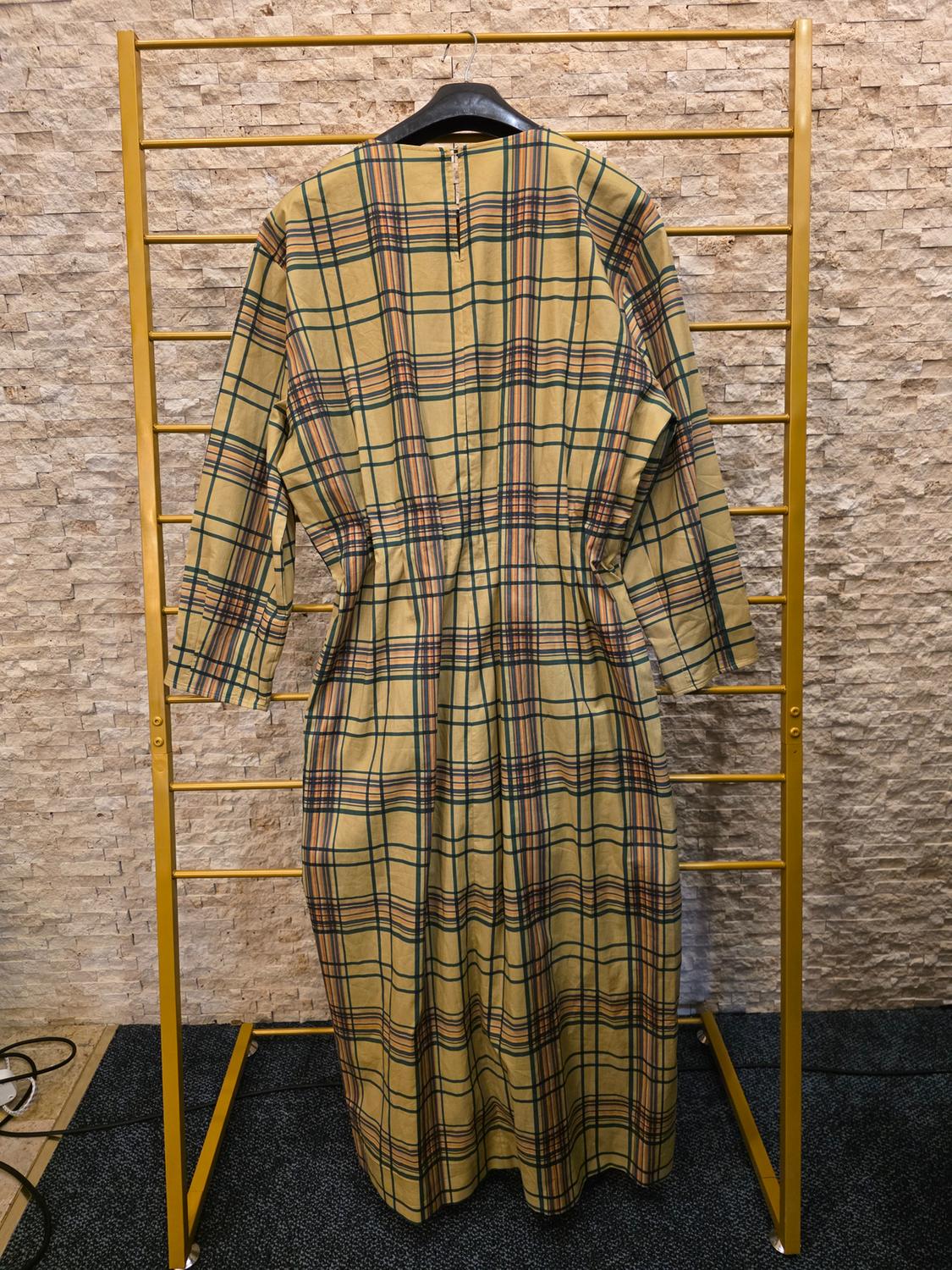 ZW COLLECTION PLAID MIDI DRESS - Image 2