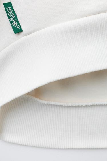 GRAFFITI HOODIE - Oyster-white by Zara - Image 3