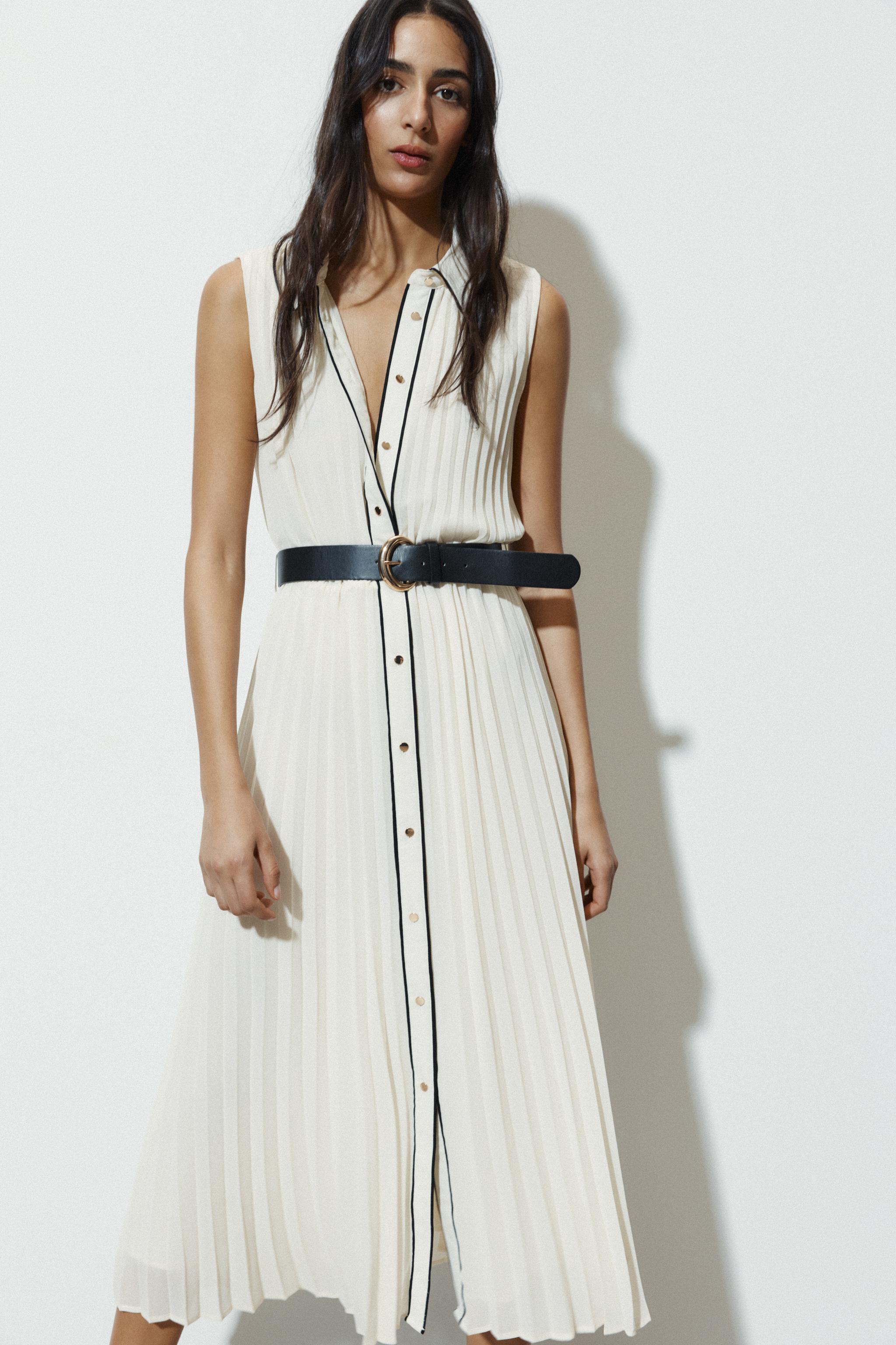 Women's Pleated Dresses | ZARA South Africa Women's Pleated Dresses | ZARA South Africa