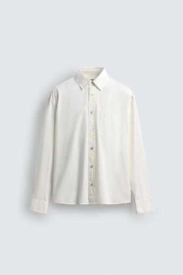 RELAXED FIT LIMITED EDITION SHIRT - White by Zara